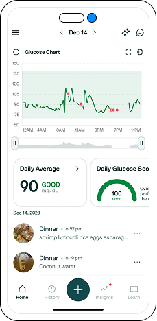 Nutrisense app